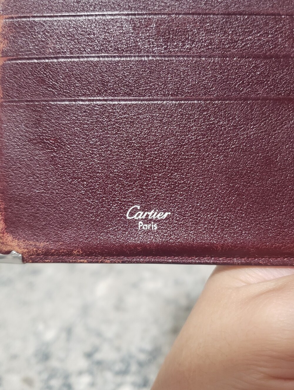 Cartier Must Black Calfskin Bifold Leather Wallet - Picture 7 of 11